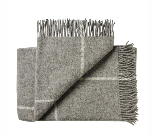 Silkeborg Uldspinderi Mandø Throw - Nordic Grey