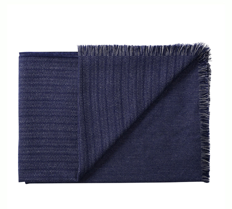 Pine Throw - Blue White