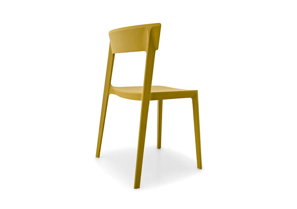Skin Stackable; Outdoor Chair (Set of Four)