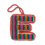 Needlepoint Monogram Ornament - E