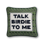 Talk Birdie To Me Needlepoint Pillow
