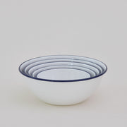Tsukiusagi-jirushi - Set of 5 enamel nesting bowls