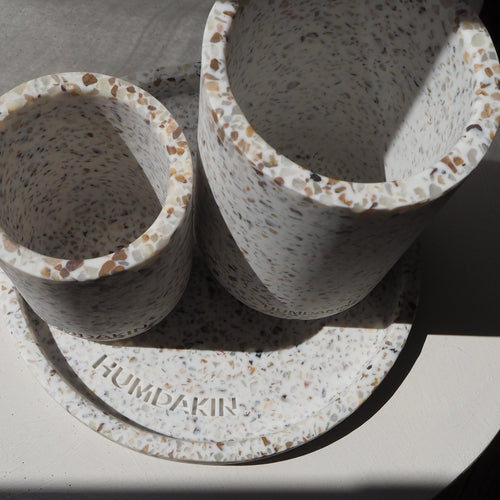 HUMDAKIN Terrazzo round tray Diverse