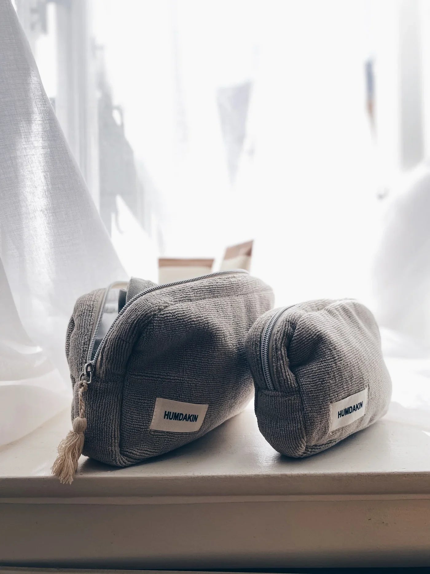 Terry Cosmetic Bag - Stone