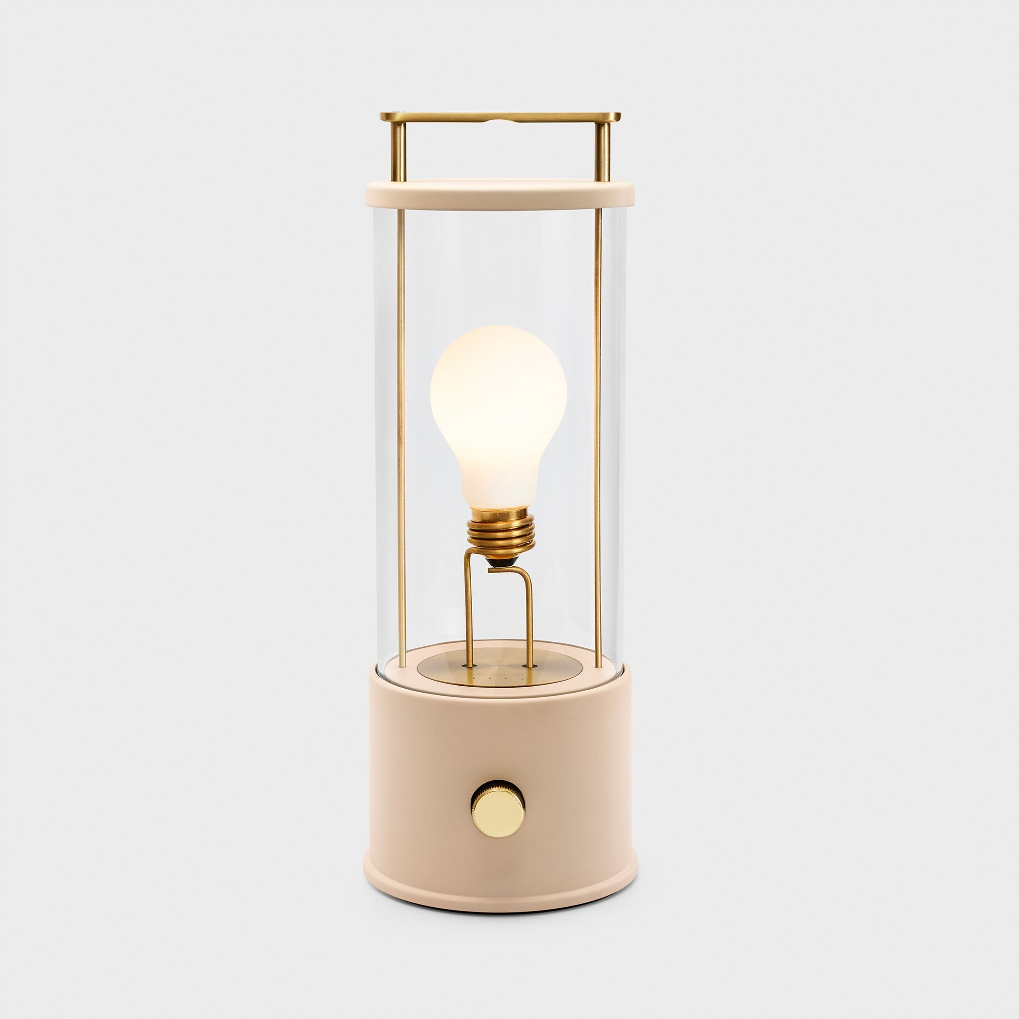 The Muse Portable Lamp in Selvedge Blue + Setting Plaster Pink - Set of 2