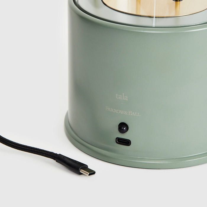The Muse Portable Lamp in Pleasure Garden Green - Set of 2
