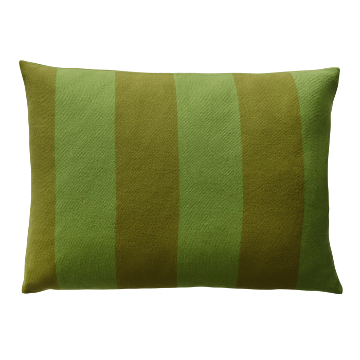 The Sweater Polychrome Cushion - Green / Sage