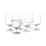 Holmegaard Bouquet Tumbler, Clear, 12.8 Oz, 6 Pcs.