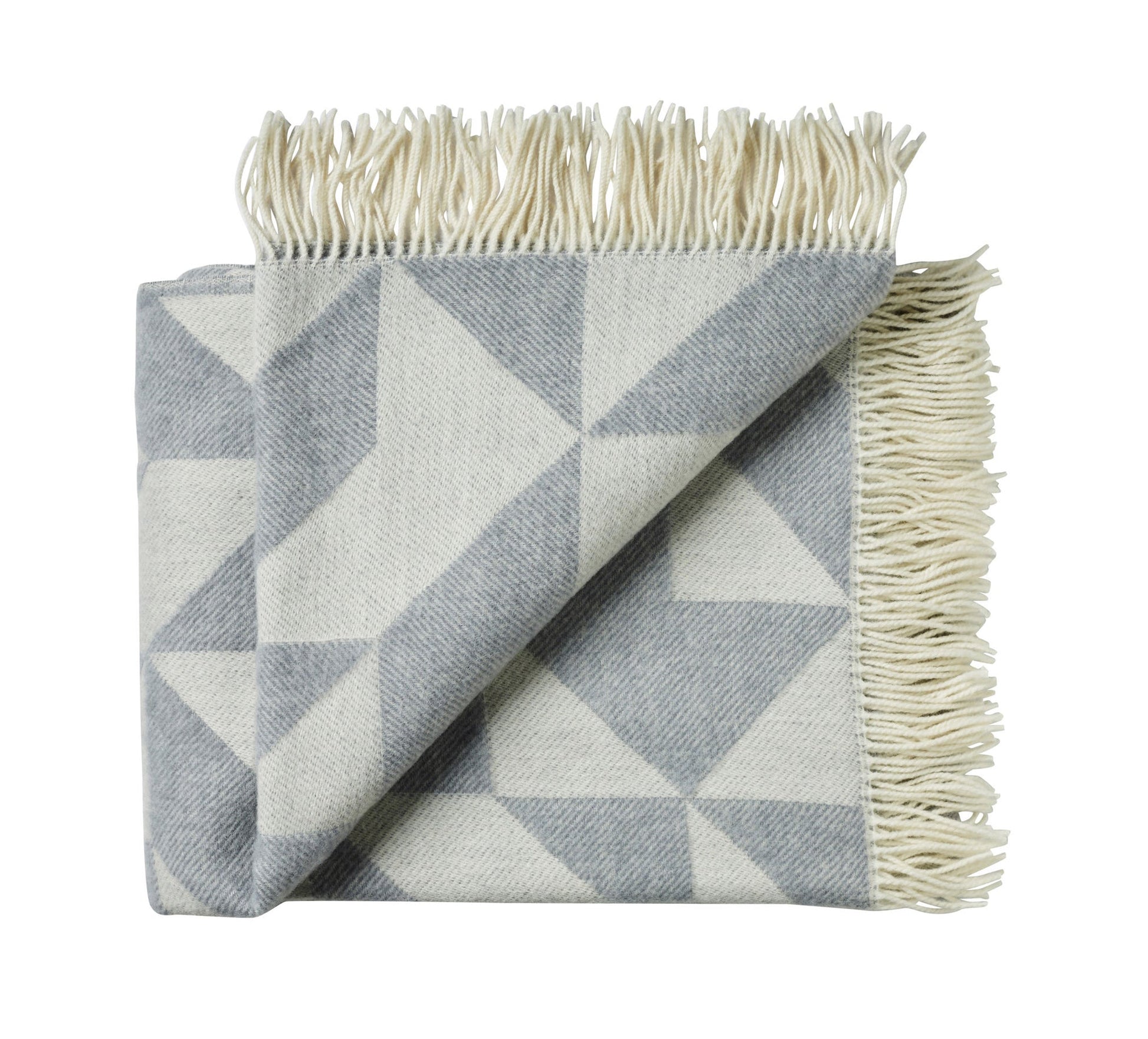 Silkeborg Uldspinderi Twist a Twill Throw 130x190 cm Throw 1095 Light Grey