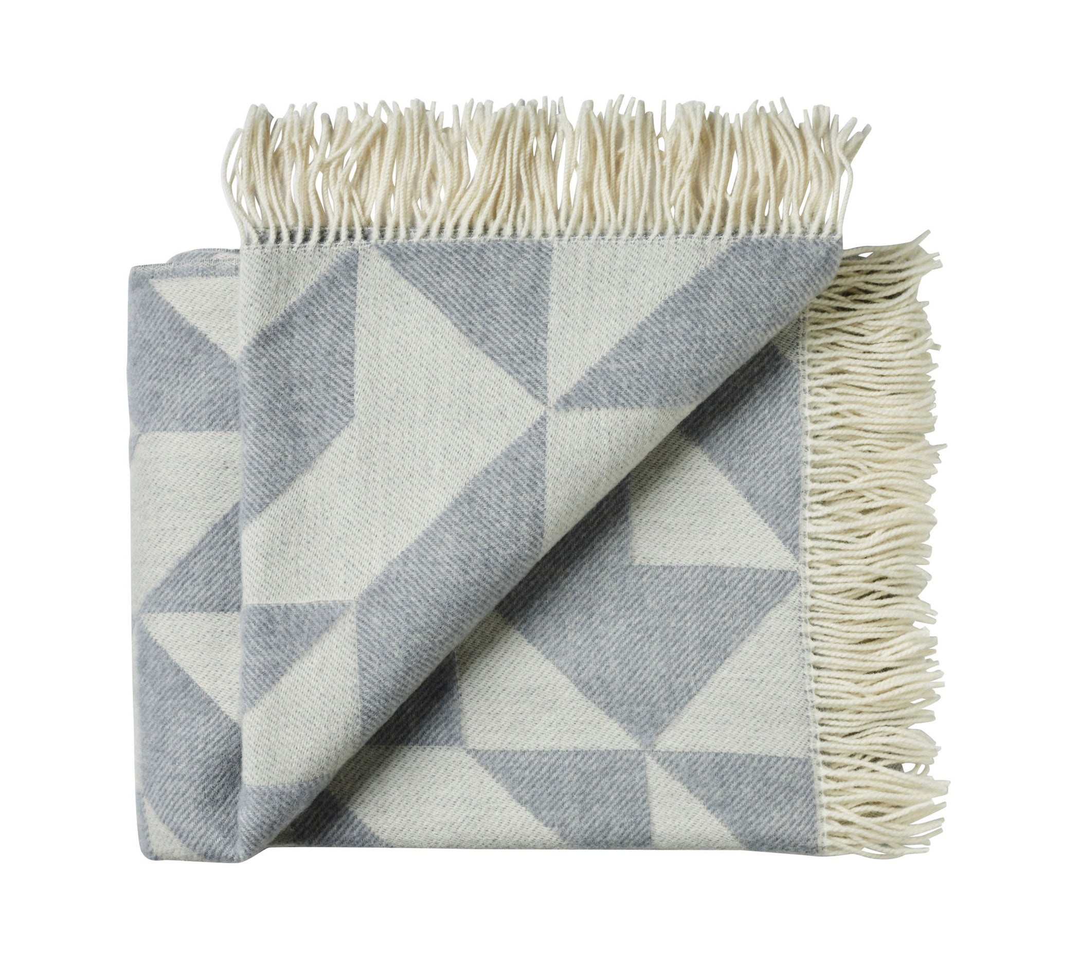 Silkeborg Uldspinderi Twist a Twill Throw 130x190 cm Throw 1095 Light Grey