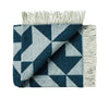 Silkeborg Uldspinderi Twist a Twill Throw 130x190 cm Throw 1166 Dark Green