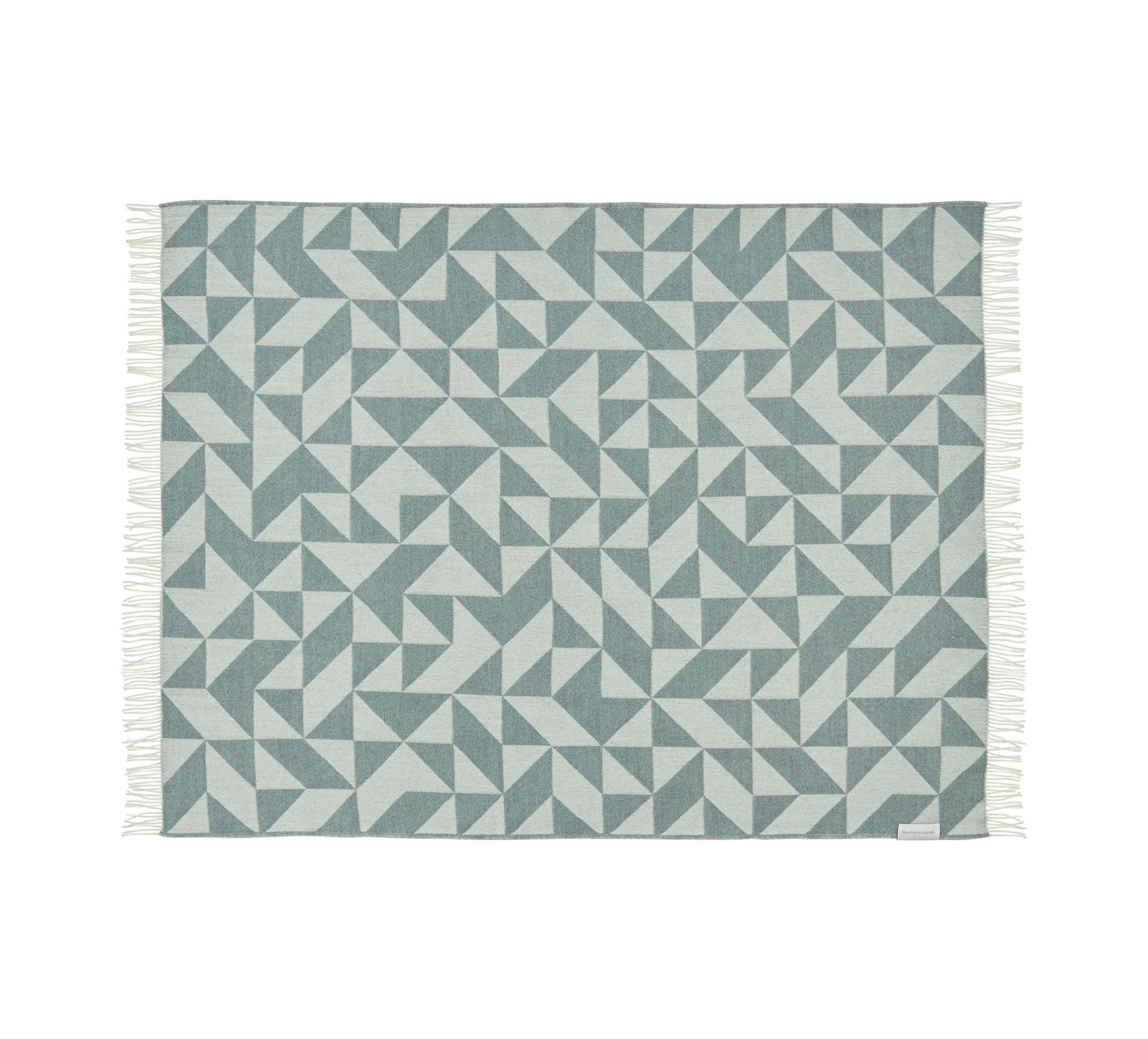 Silkeborg Uldspinderi Twist a Twill Throw 130x190 cm Throw 1175 Ocean Green