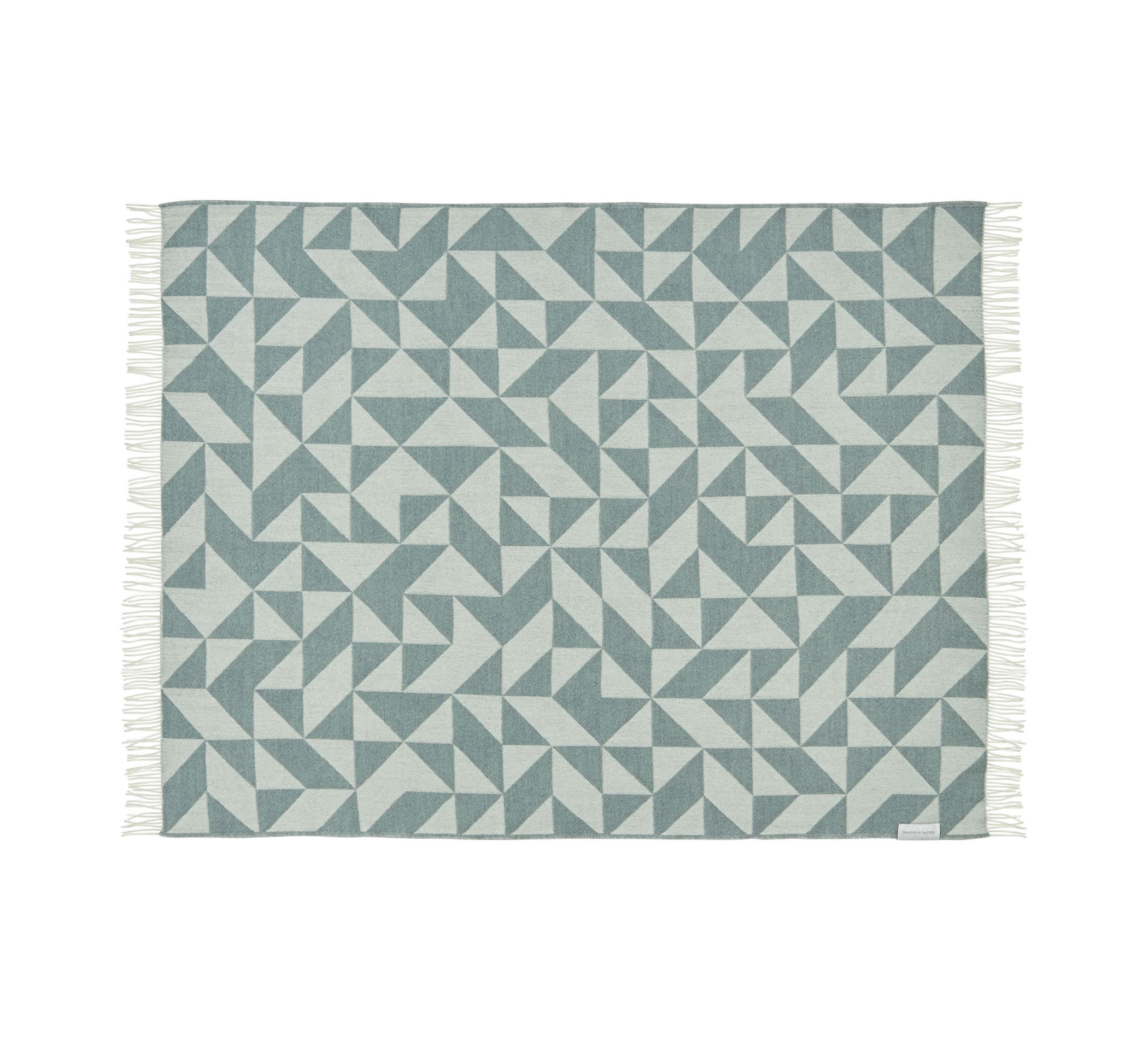 Silkeborg Uldspinderi Twist a Twill Throw 130x190 cm Throw 1175 Ocean Green