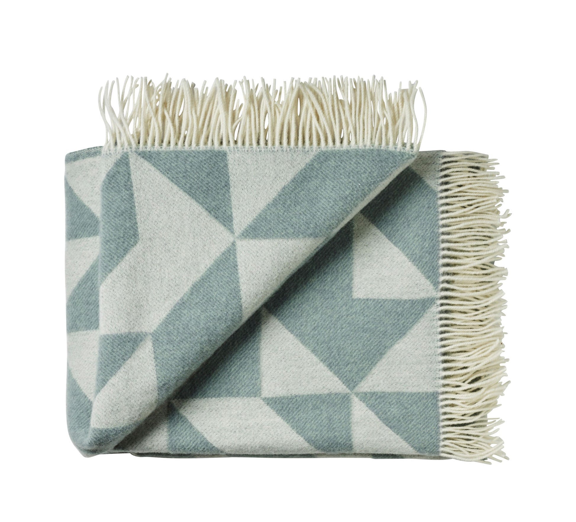 Silkeborg Uldspinderi Twist a Twill Throw 130x190 cm Throw 1175 Ocean Green
