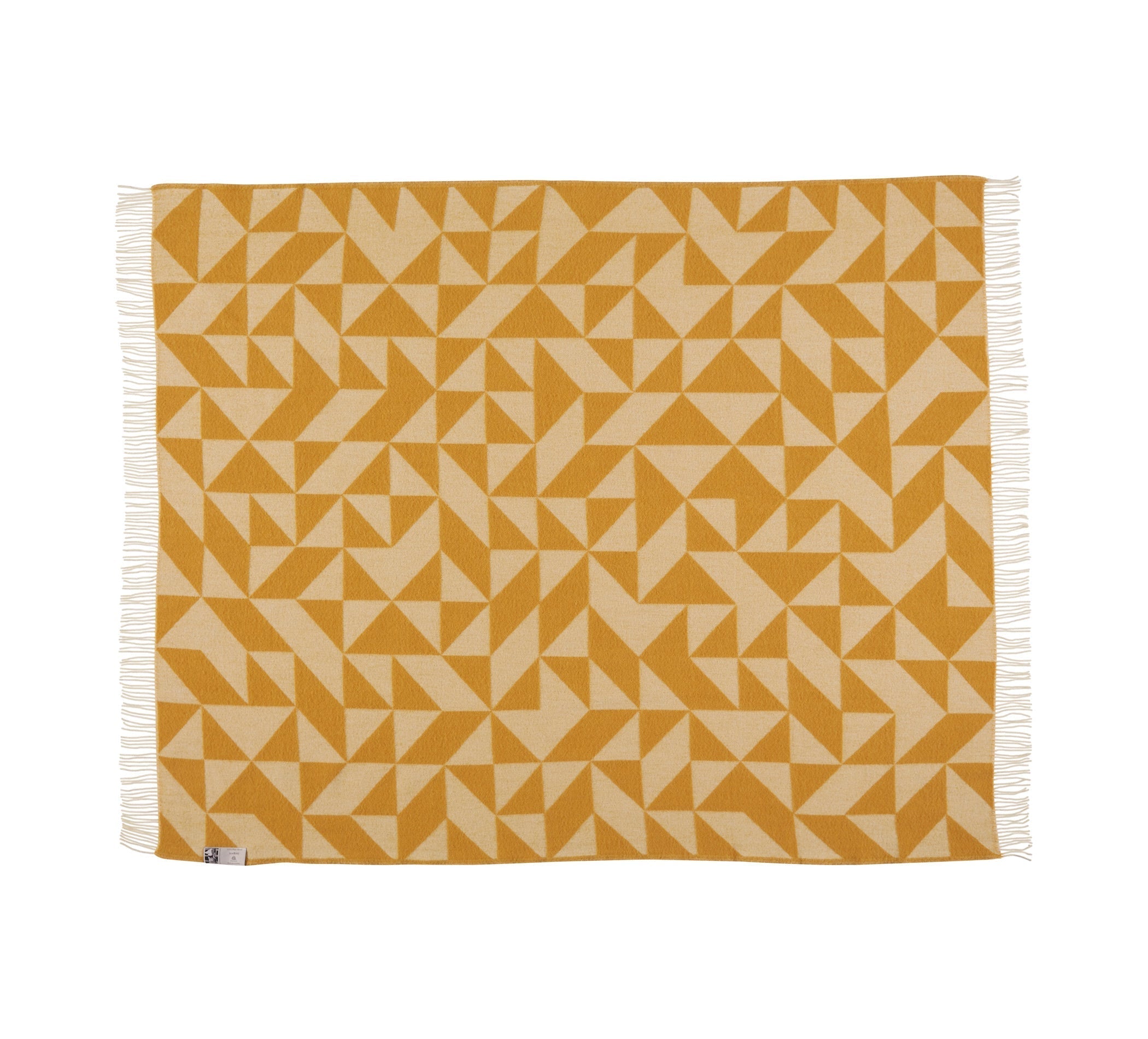 Silkeborg Uldspinderi Twist a Twill Throw 130x190 cm Throw 1176 Corn Yellow