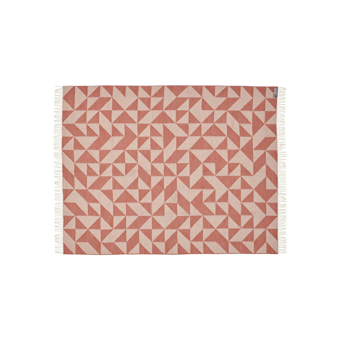 Twist a Twill Throw - Rusty Rose