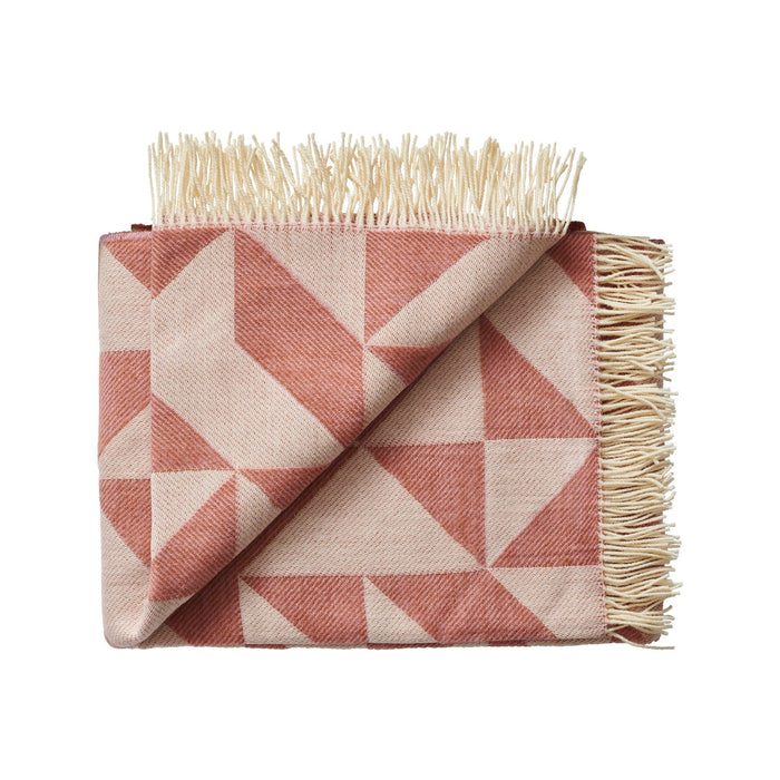 Twist a Twill Throw - Rusty Rose