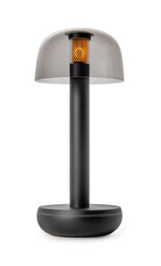 Two Table Light Black PC Smoked