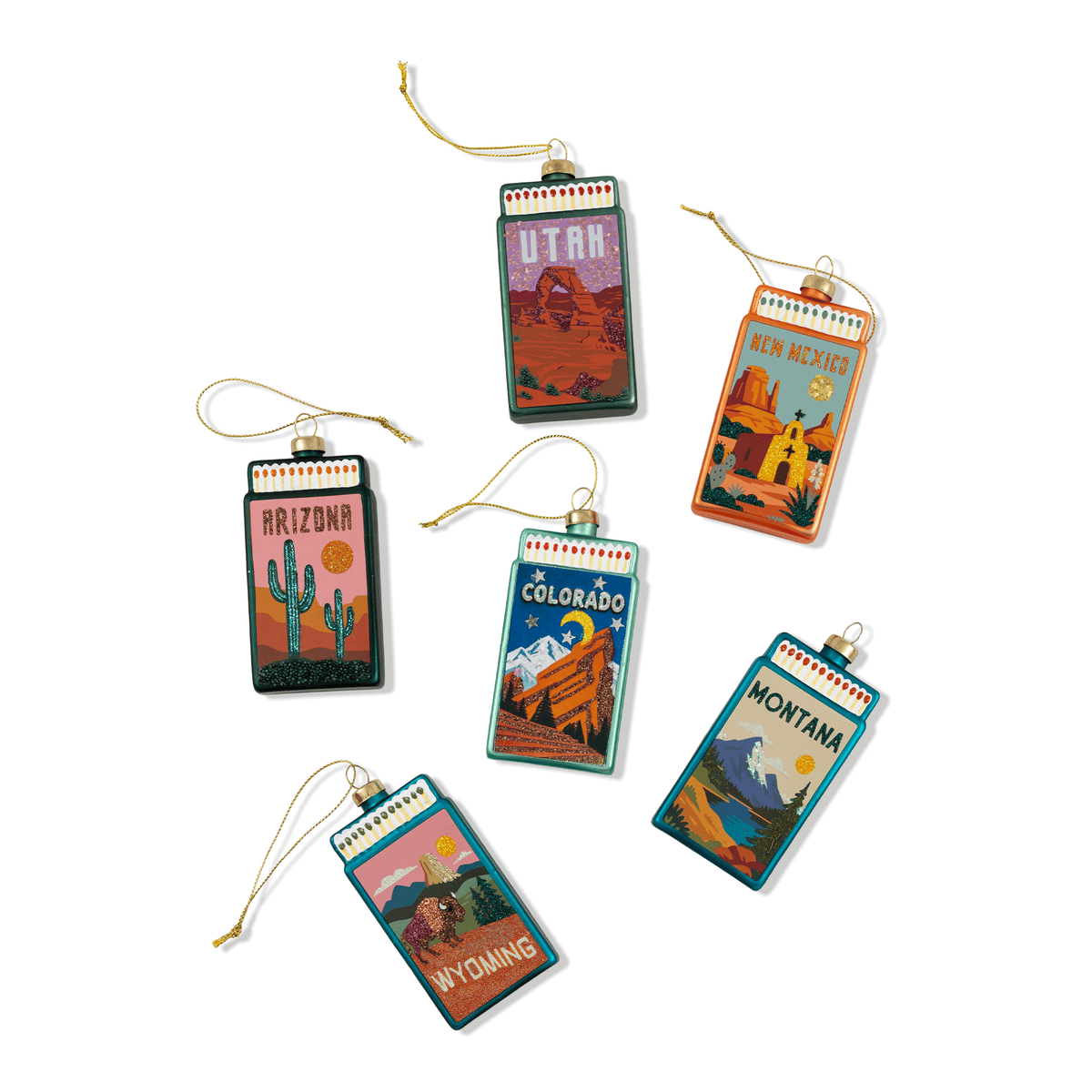 Colorado Matchbook Ornament