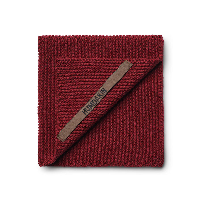 Humdakin Knitted Dishcloth - Maroon