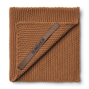 Knitted Dishcloth - Tobacco