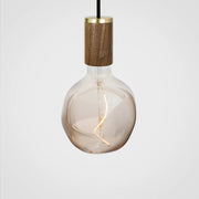 Voronoi I Pendant Light in Walnut