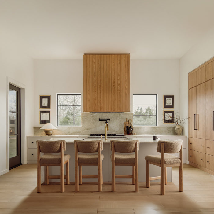 Charlie Counter Stool - Camel Boucle