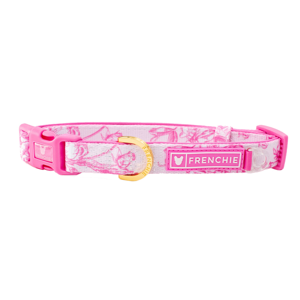 Frenchie Comfort Collar - Toile- Pink