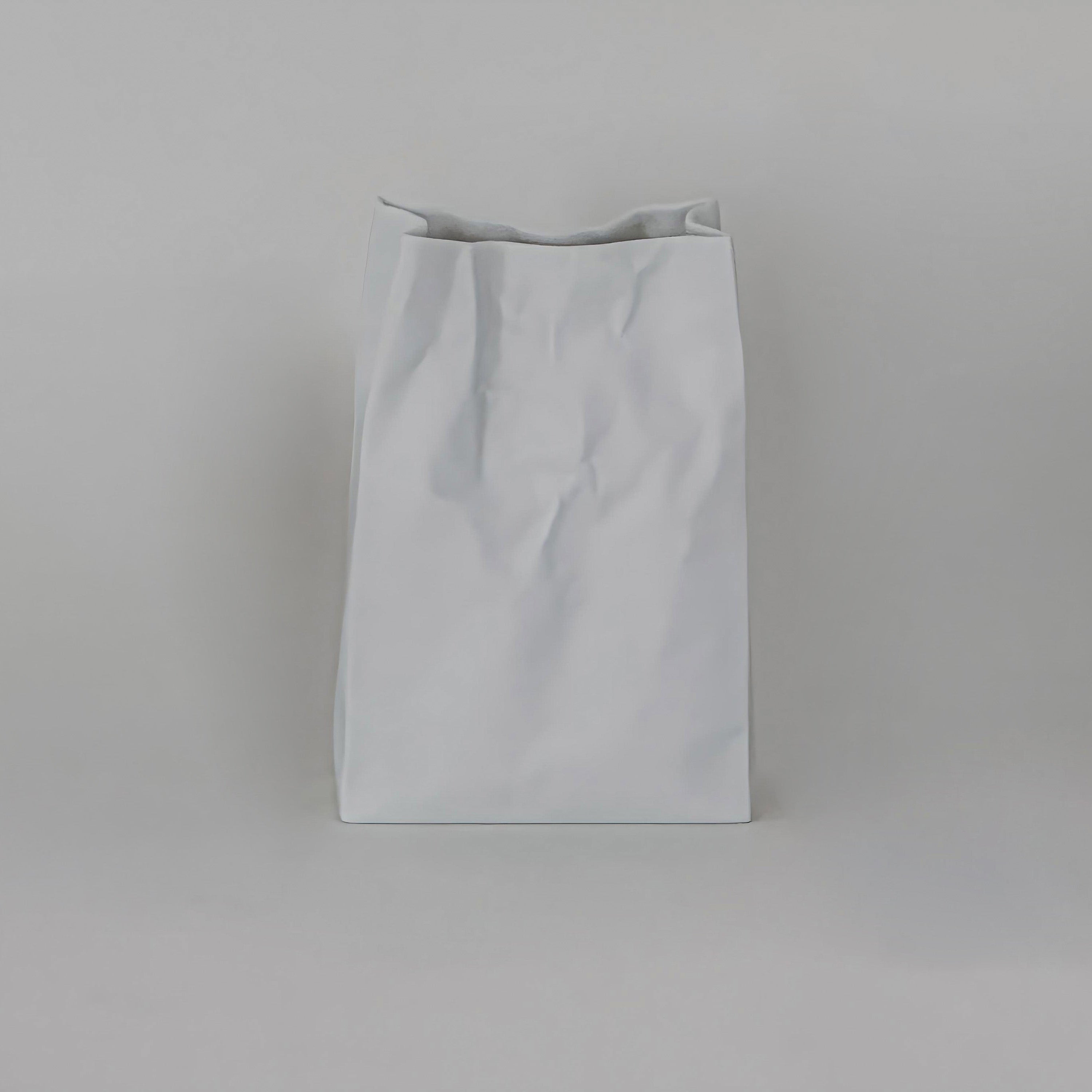Ceramic Japan - Crinkle Vase White