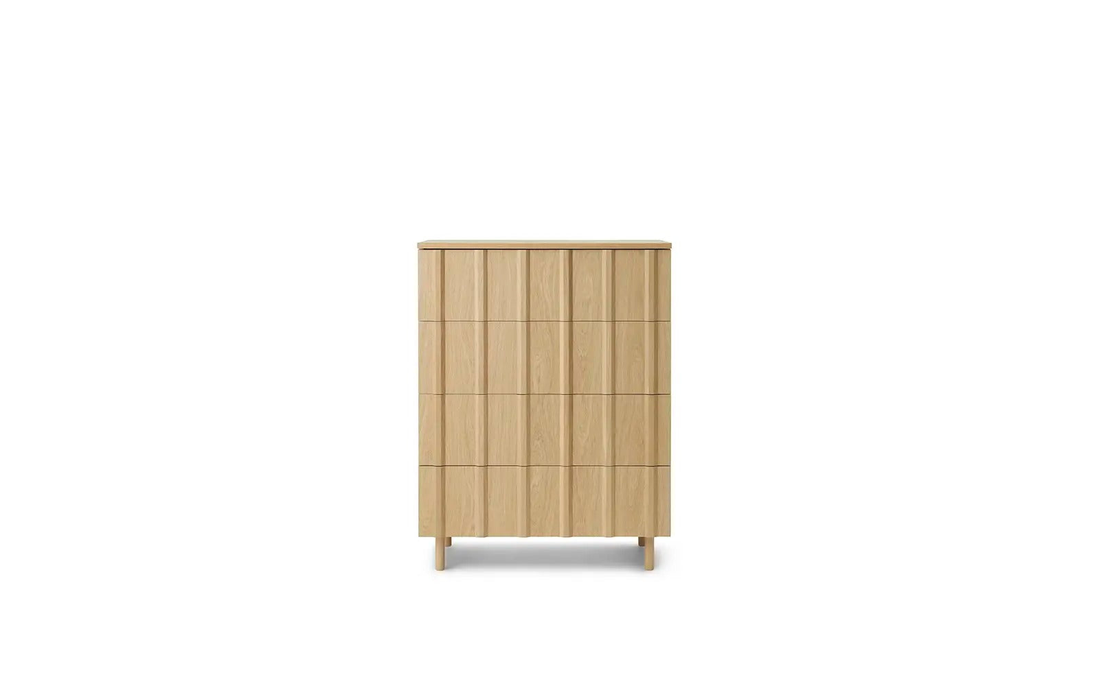 Rib Dresser w. 4 Drawers