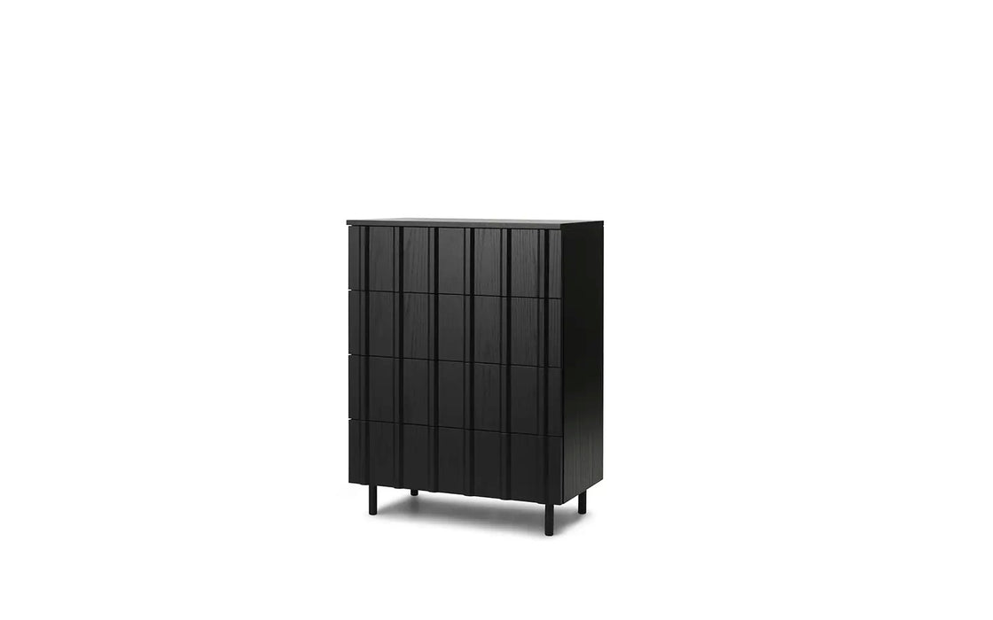 Rib Dresser w. 4 Drawers