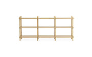 Jam Bookcase 8 poles Oak/grey