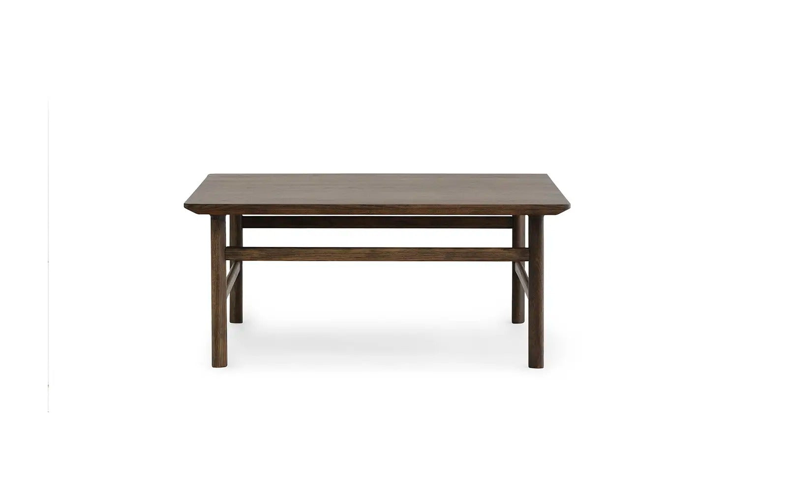 Grow Table 80 x 80 cm. Stained Oak