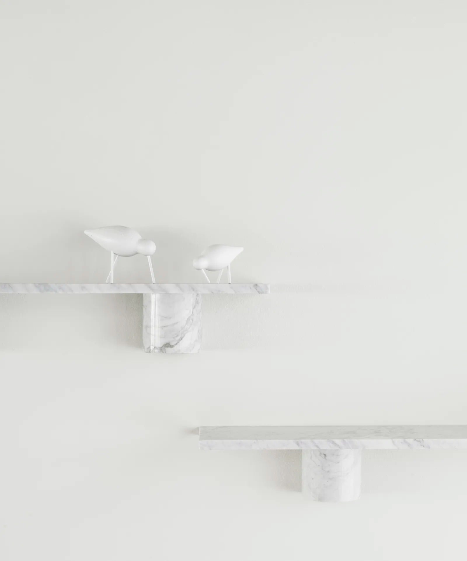Sten Shelf 120 cm White Marble