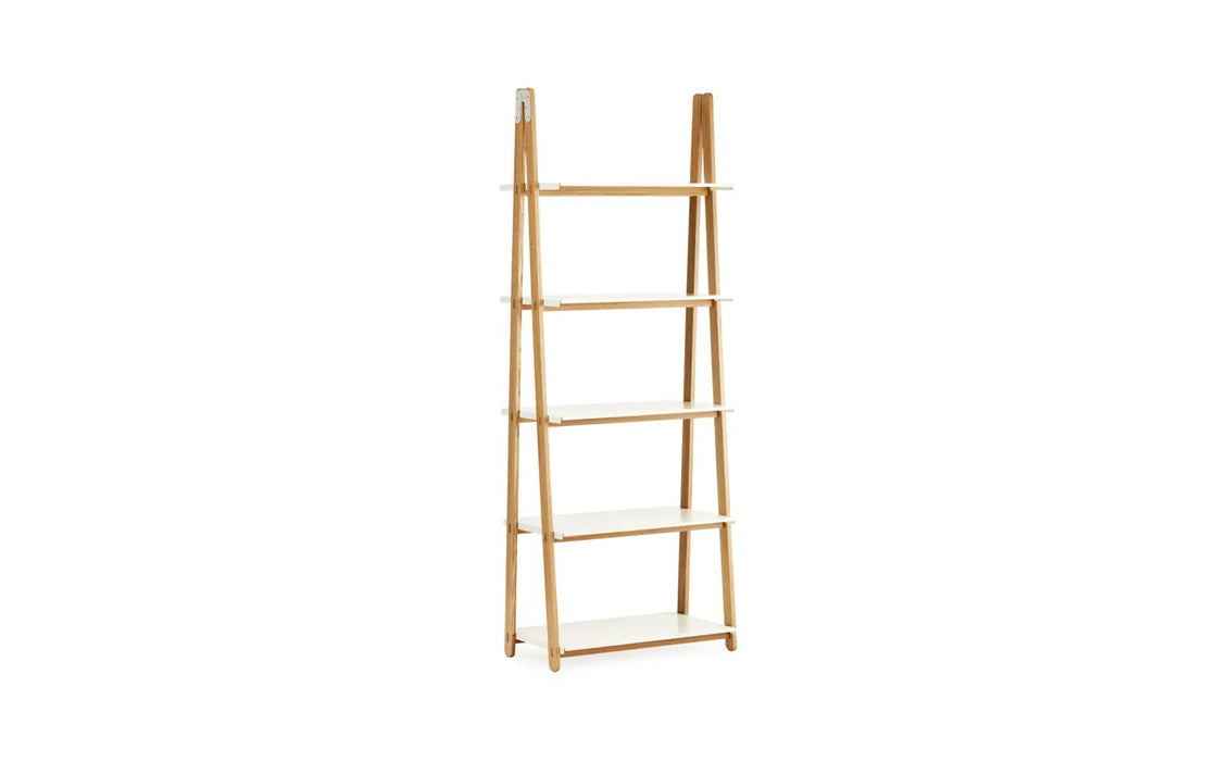 One Step Up Bookcase High White