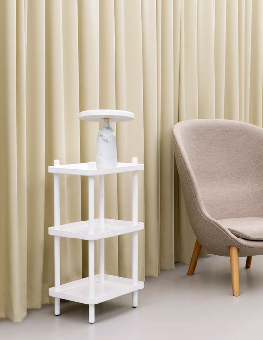 Block Shelf White/White
