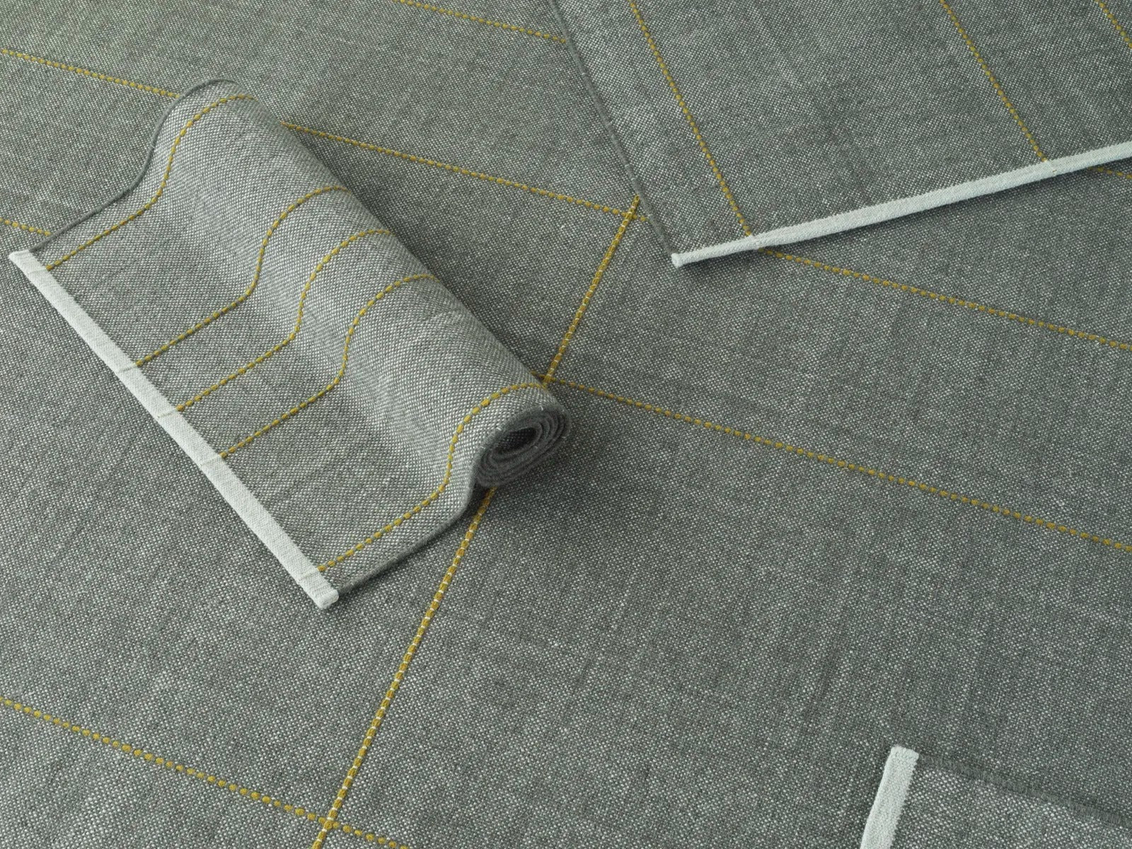 Seam Rug 200x300 cm Grey Tones