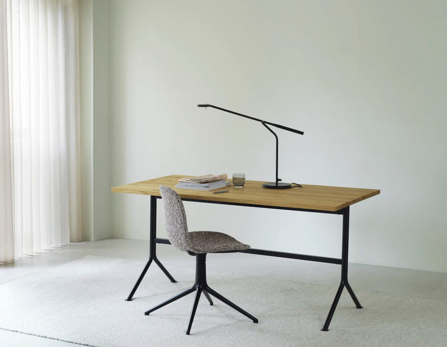Kip Desk Black Steel