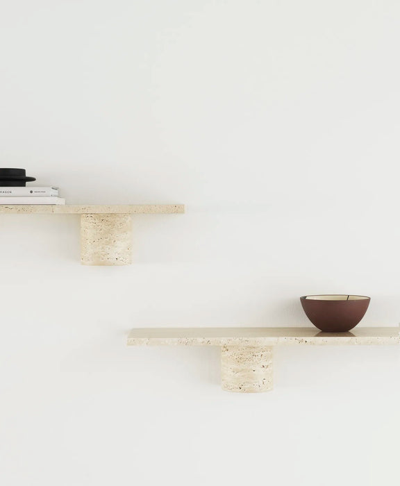 Sten Shelf 80 cm Travertine