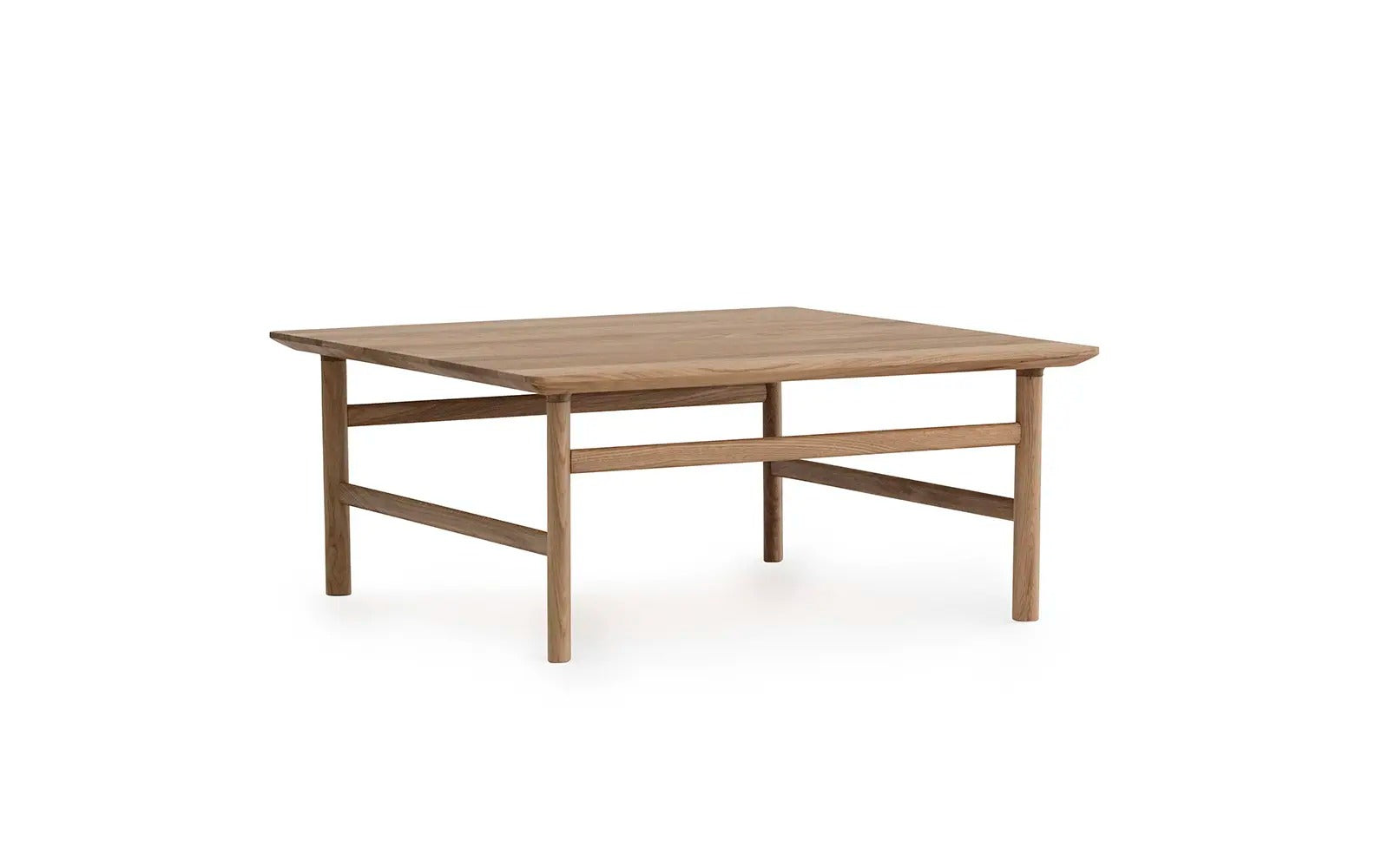 Grow Table 80 x 80 cm. Stained Oak