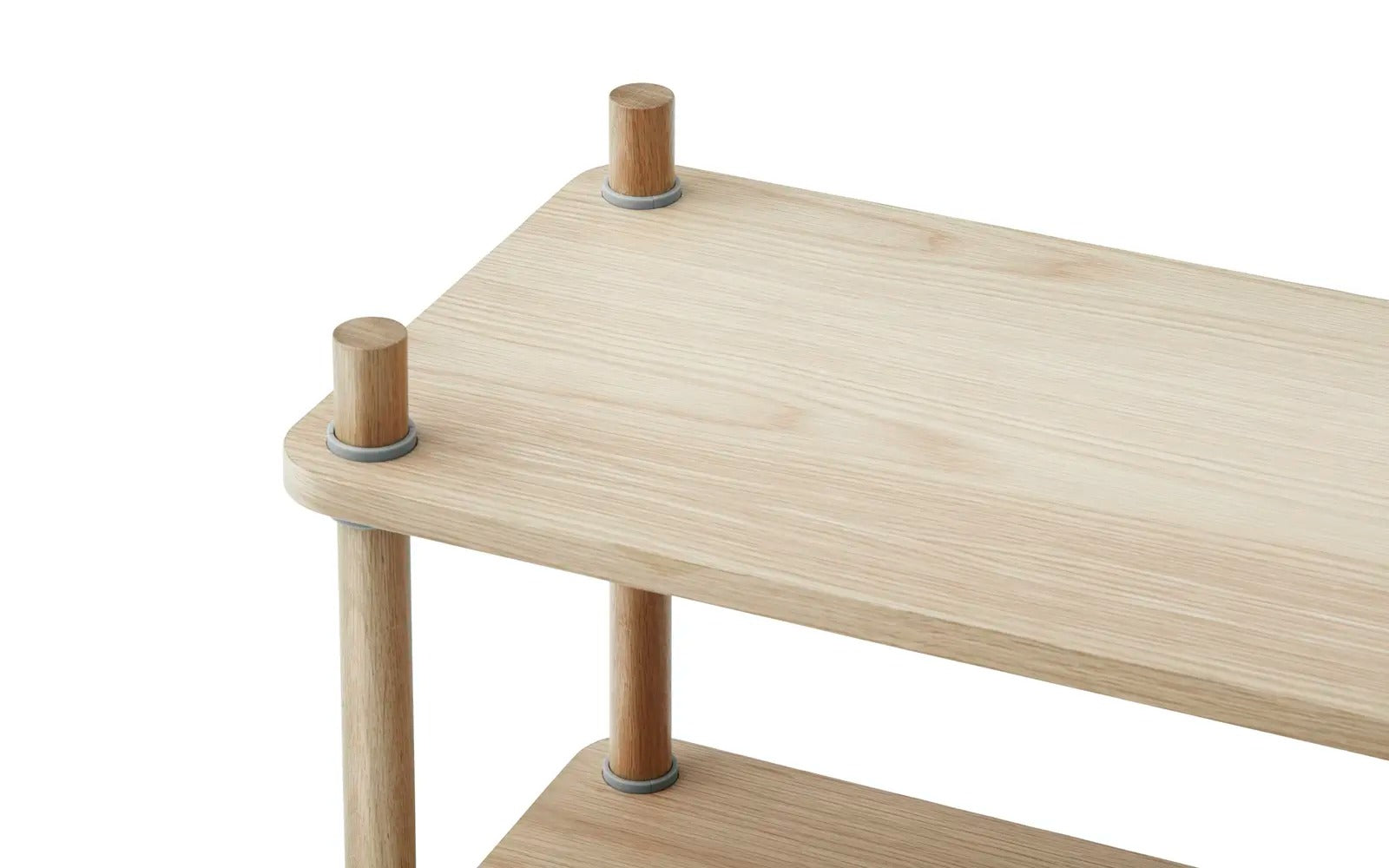 Jam Bookcase 6 poles Oak/grey