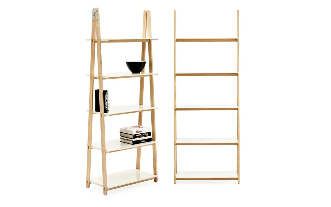 One Step Up Bookcase High White