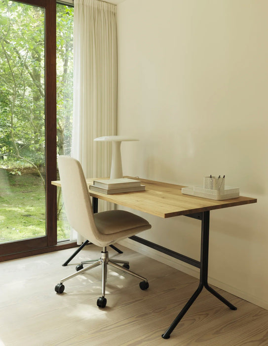 Kip Desk Black Steel
