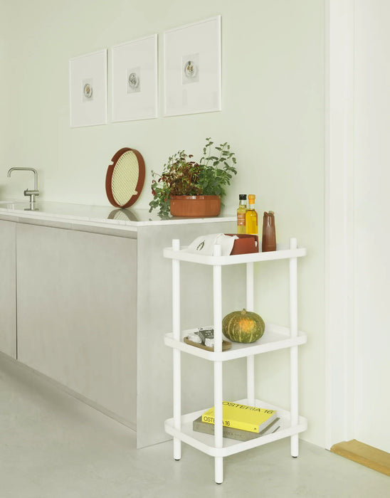 Block Shelf White/White