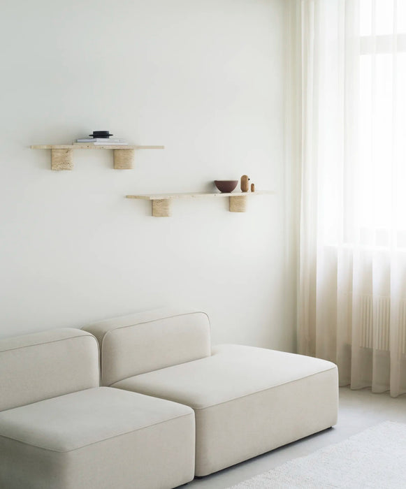 Sten Shelf 80 cm Travertine