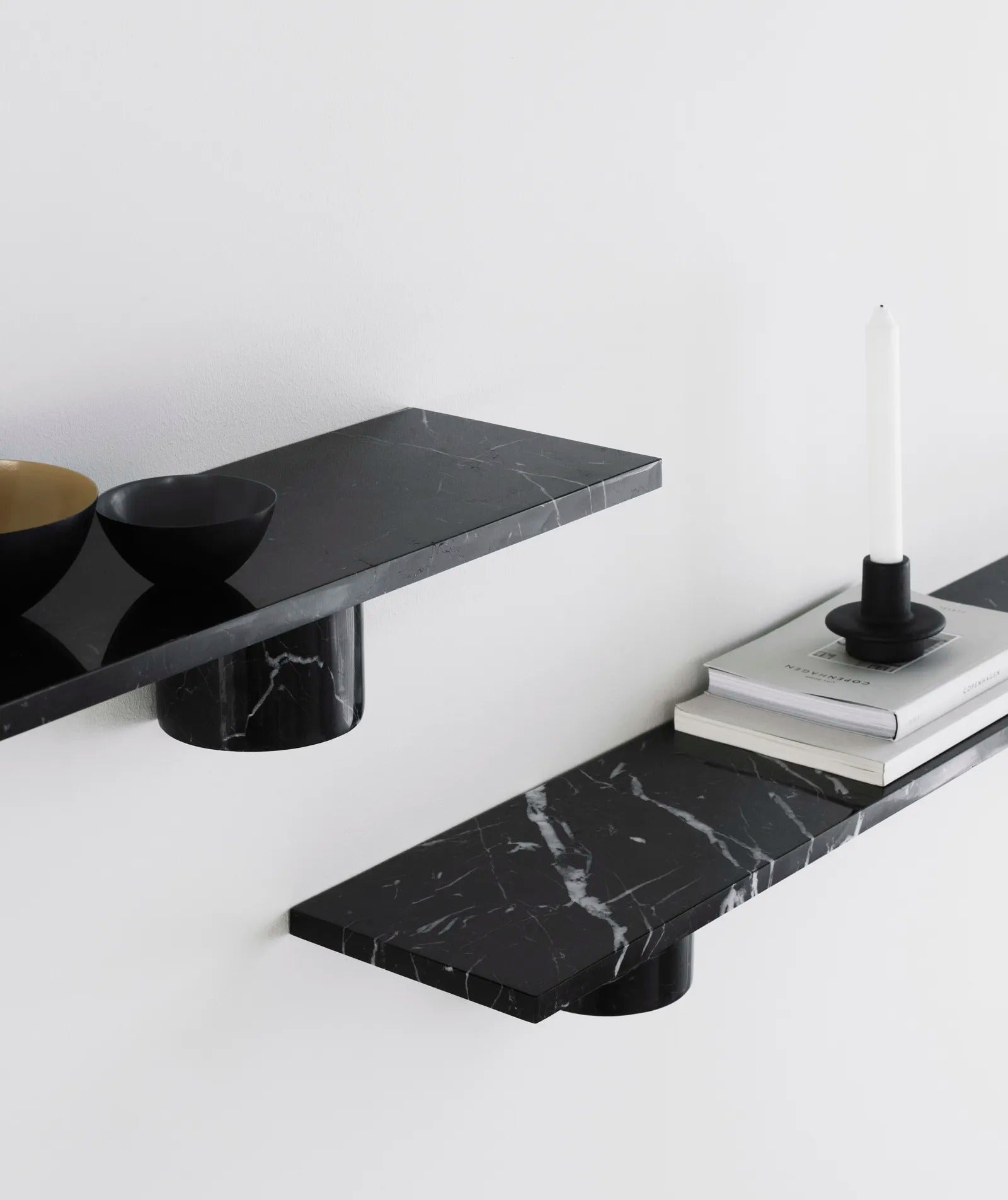 Sten Shelf 120 cm Black Marble