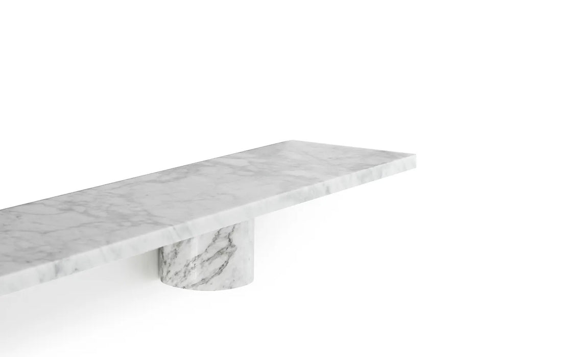 Sten Shelf 120 cm White Marble