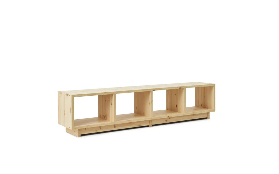 Fyr Bookcase Low Pine