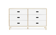 Kabino Dresser w. 6 Drawers White