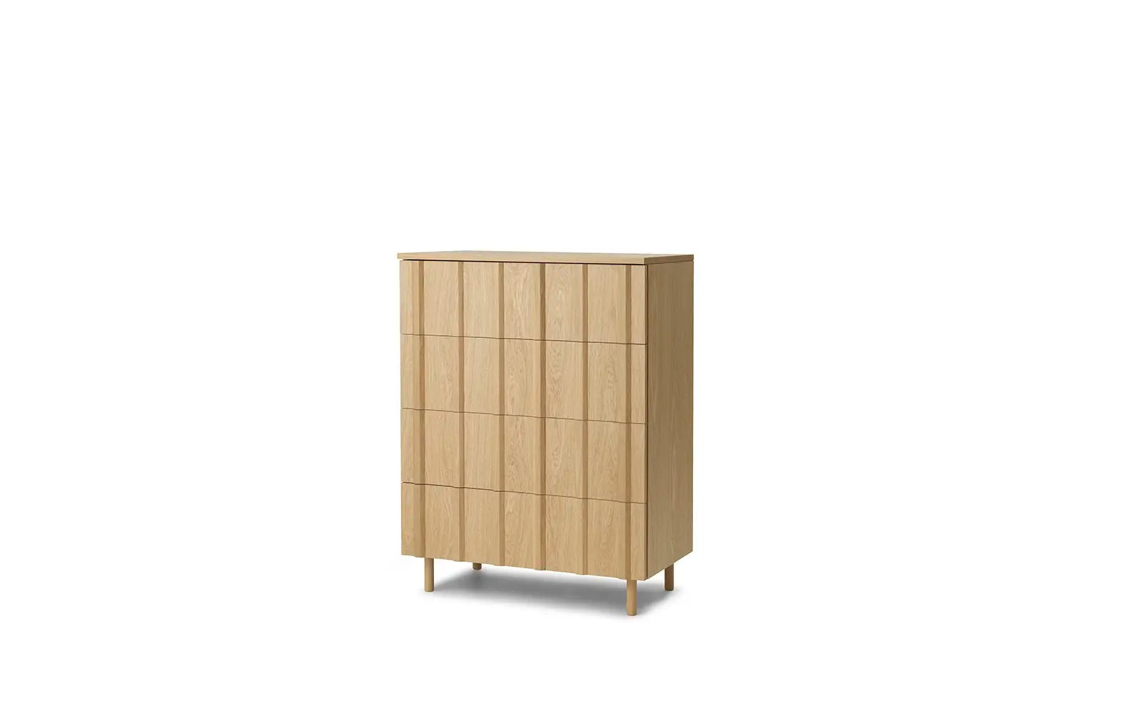 Rib Dresser w. 4 Drawers